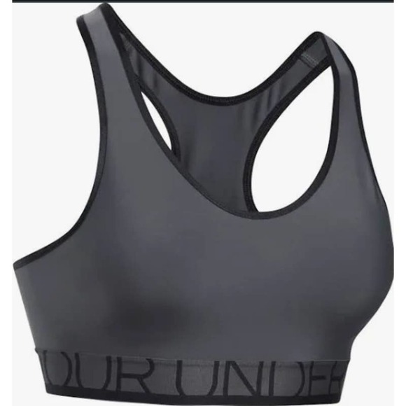 Under Armour Gray Black Sports Bra Size XS NWT - Picture 1 of 9